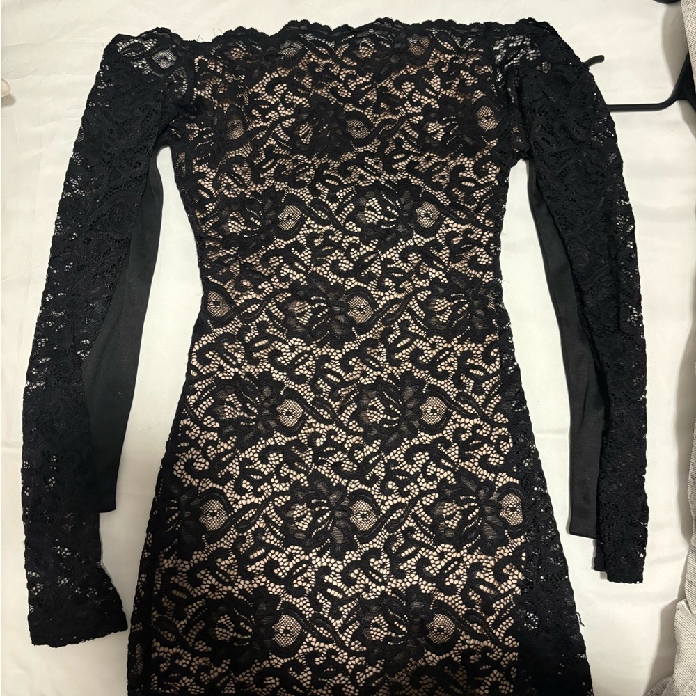 Off shoulder backless dress